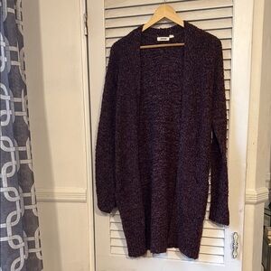 Garage Womens Long Sleeve Maroon Open Front 2
Pocket Gorp Core Cardigan XS/S